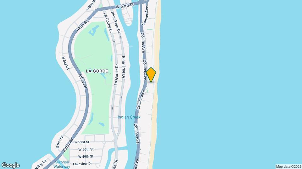 Castle Beach Club Condo Map and Location Details