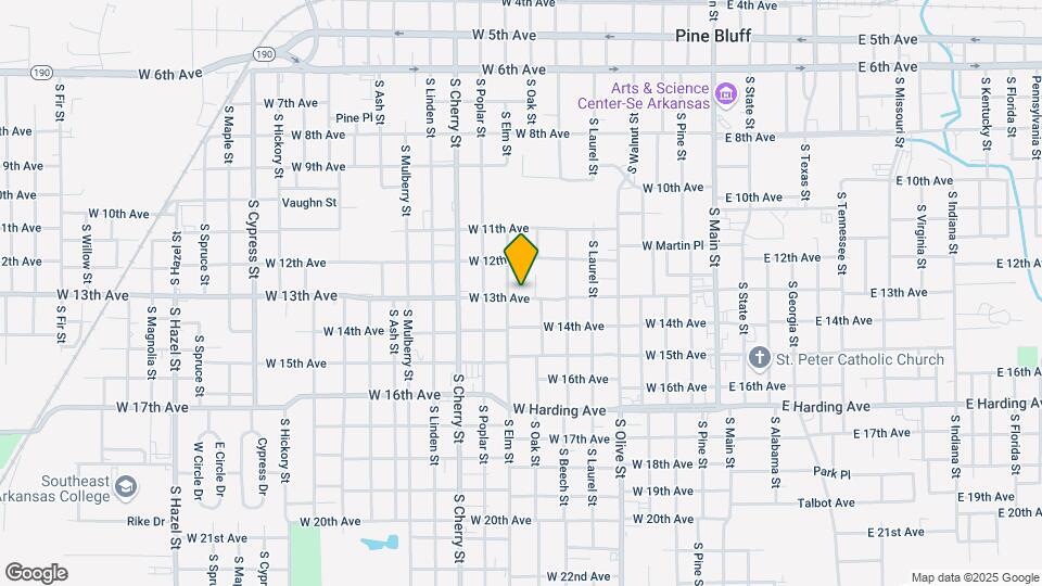 819 W 13th Ave Map and Location Details