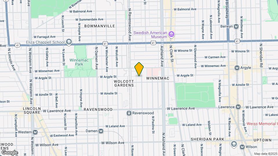 4912 N Hermitage Ave, Unit 2 Map and Location Details