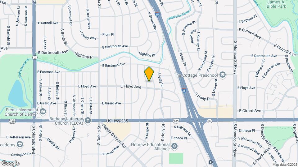 3278 S Glencoe St Map and Location Details
