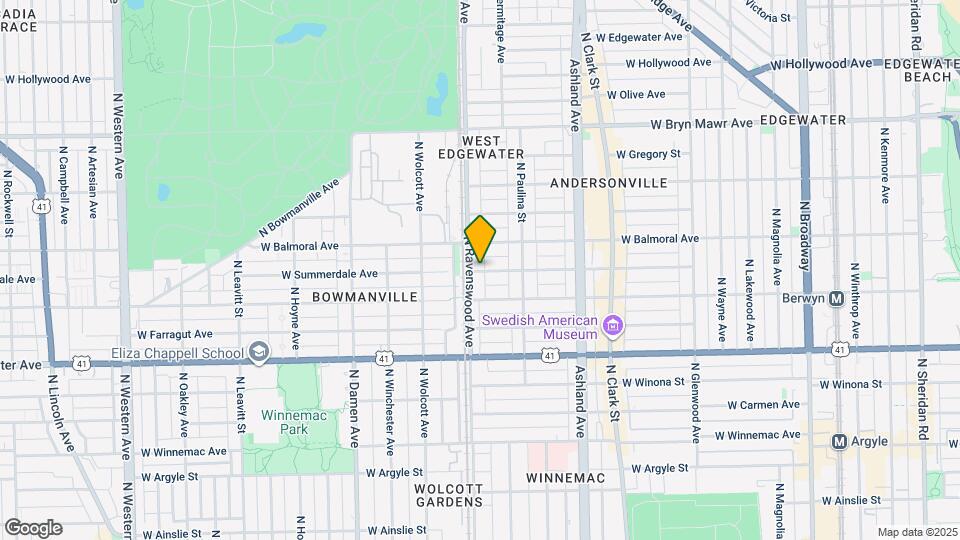 1752 W Summerdale Ave Map and Location Details