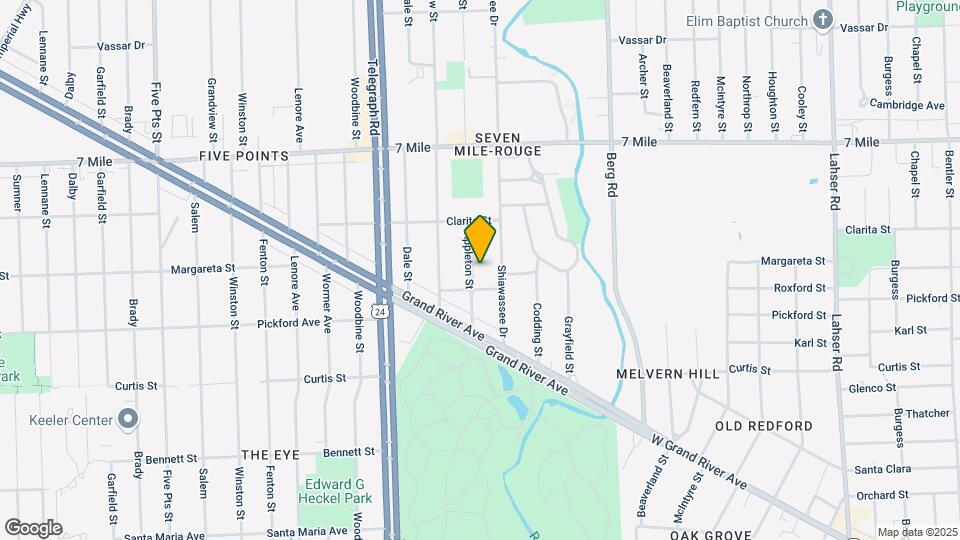 18538 Appleton St Map and Location Details