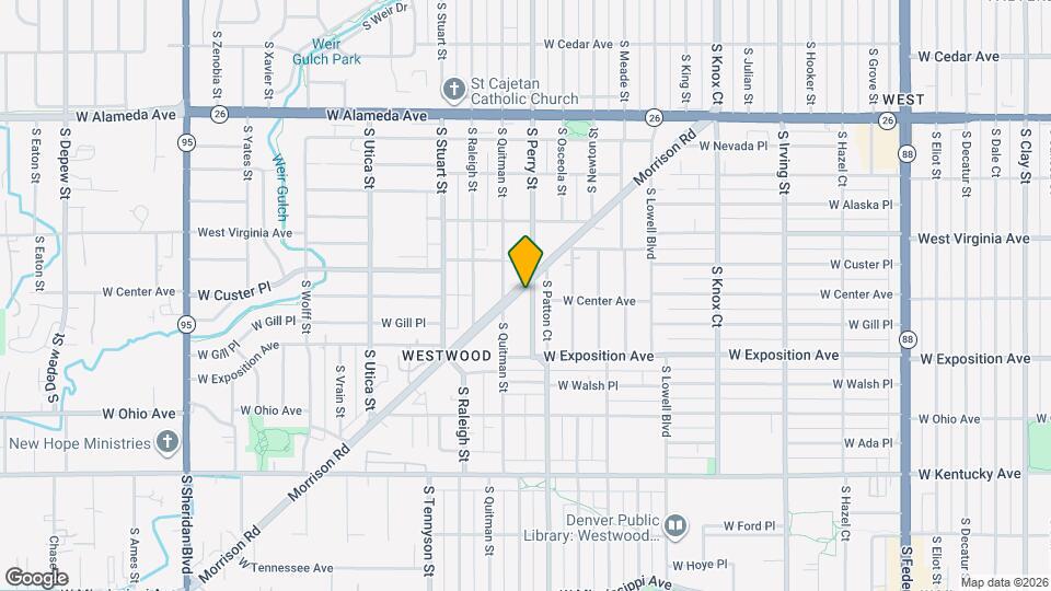 4008 Morrison Rd Map and Location Details