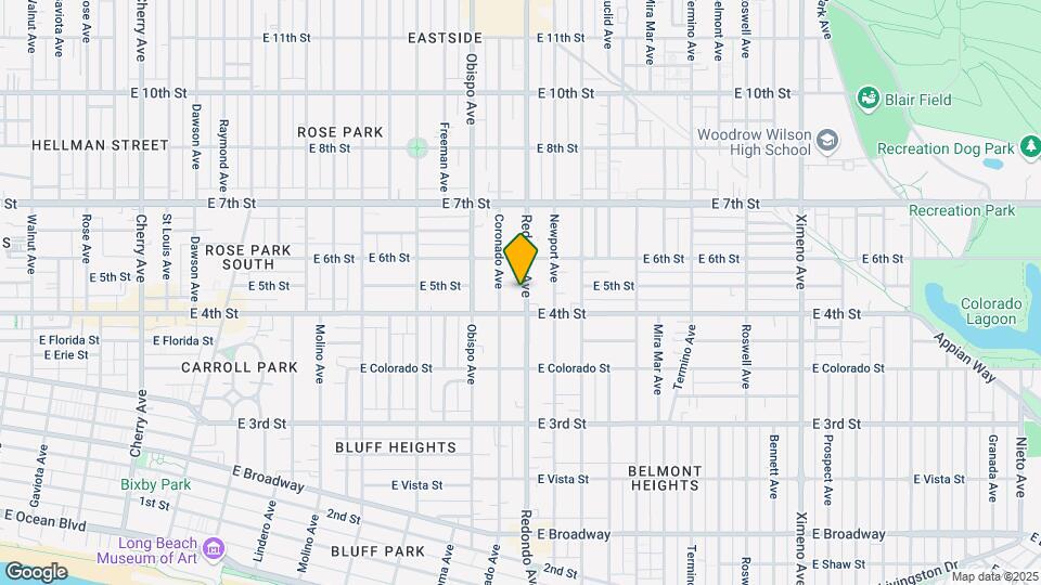 437 Redondo Ave Map and Location Details