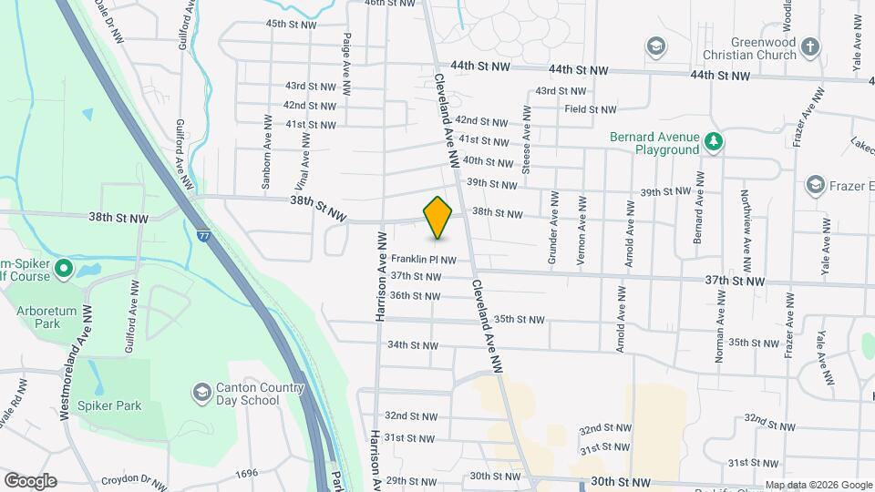 3736 Woodford Ave NW Map and Location Details