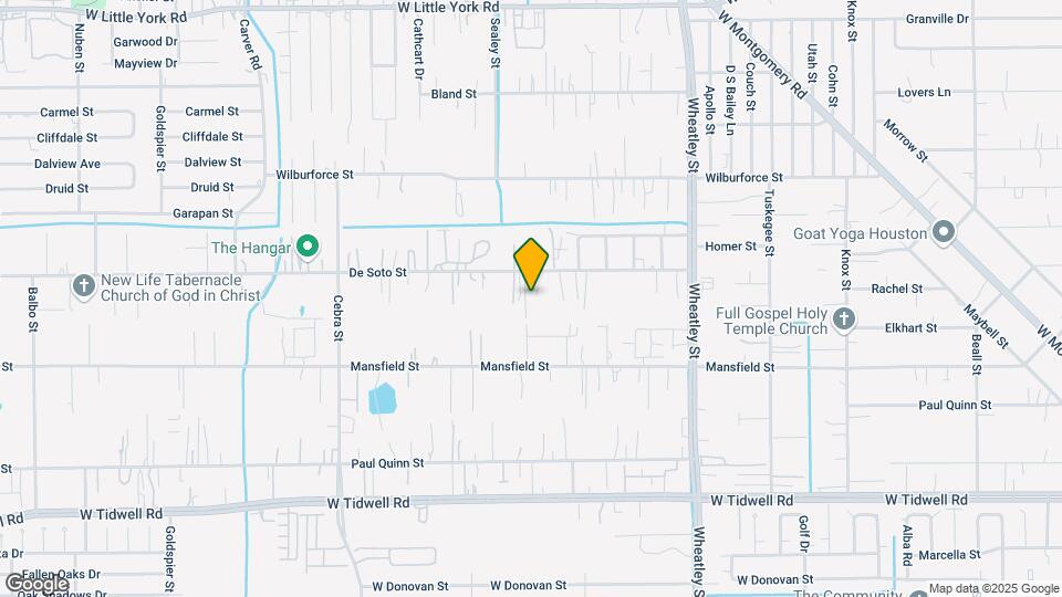 1611 De Soto St Map and Location Details