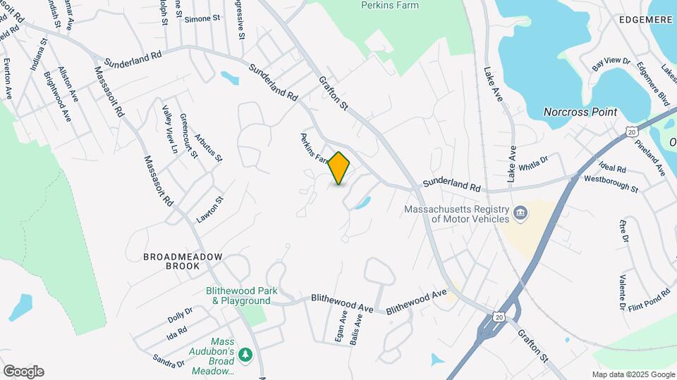 340 Sunderland Rd Map and Location Details