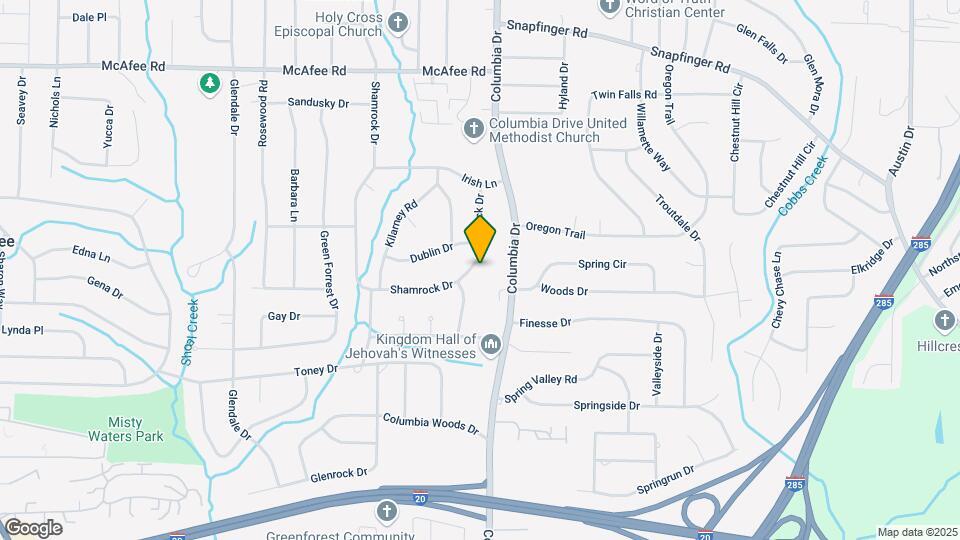 2365 Shamrock Dr Map and Location Details