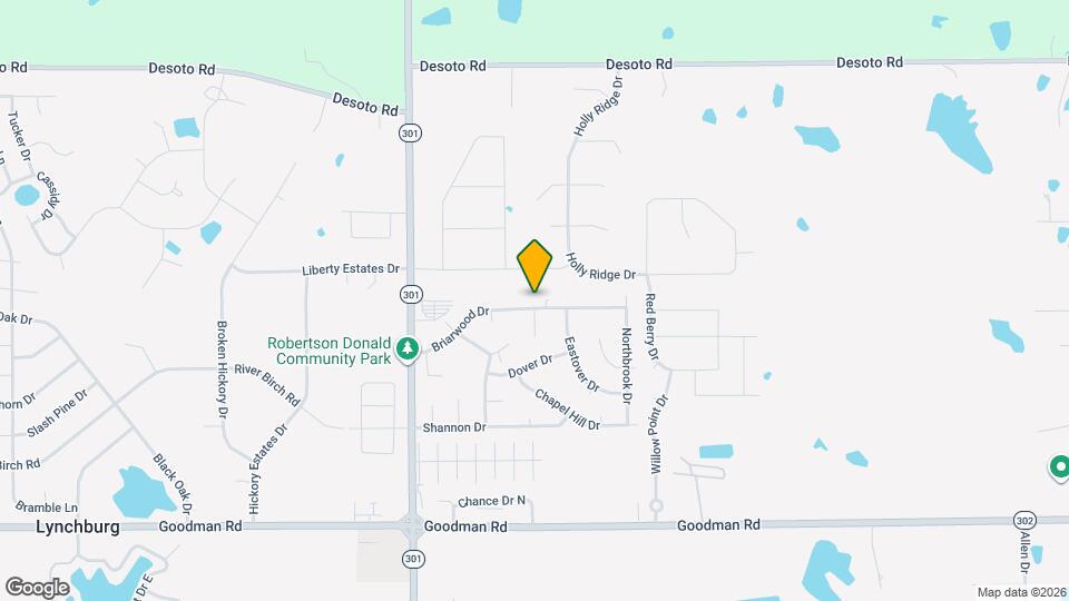 5726 Briarwood Dr Map and Location Details