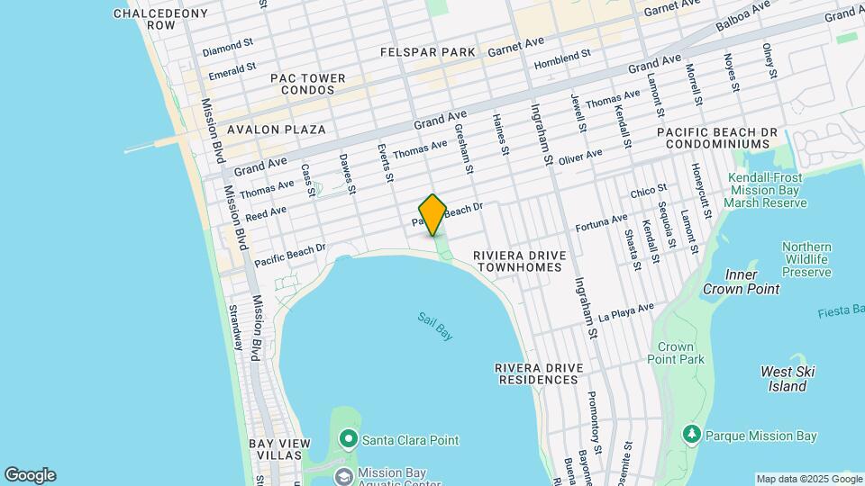 1251 Parker Pl, Unit 3A Map and Location Details