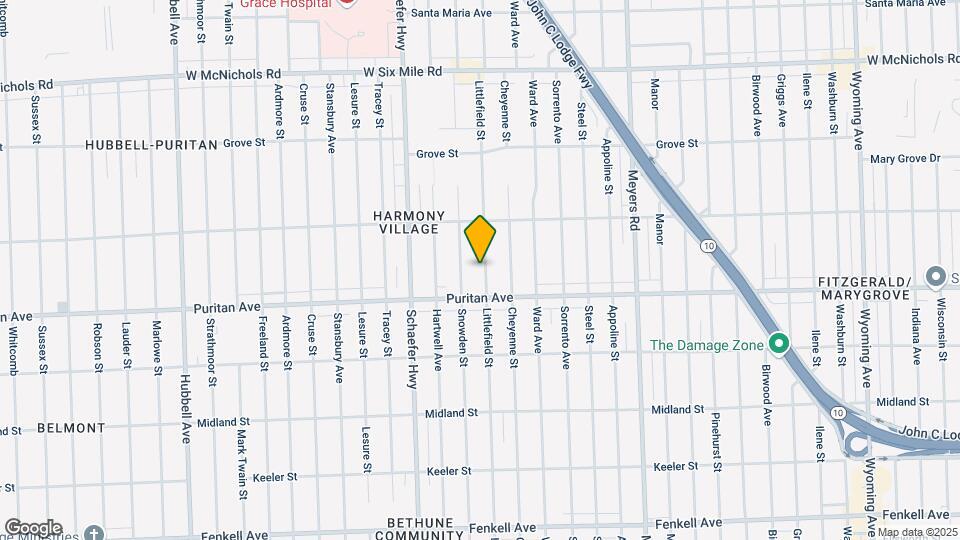 16161 Littlefield St Map and Location Details