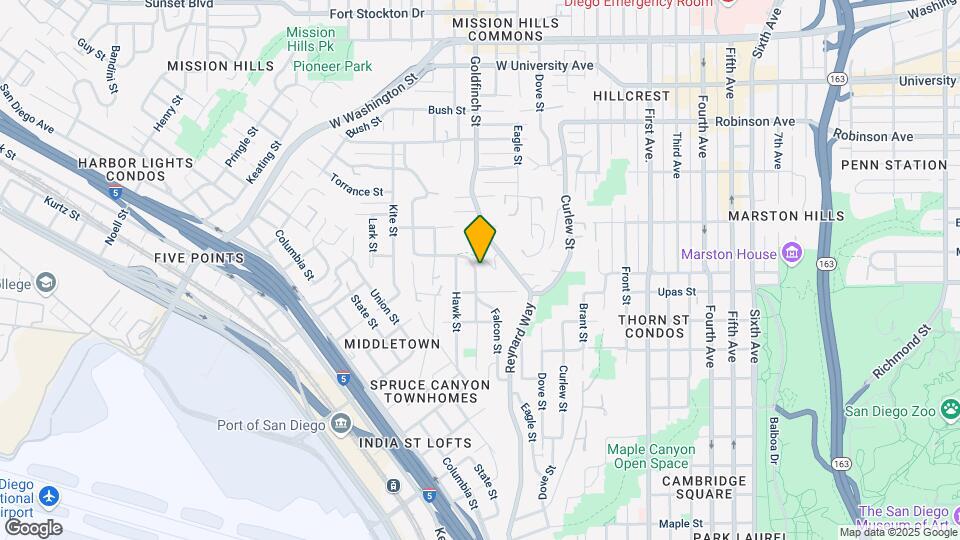 3447 Goldfinch St Map and Location Details
