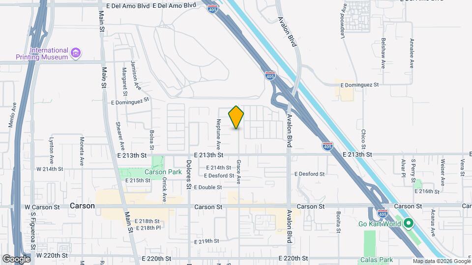 21133 Grace Ave Map and Location Details