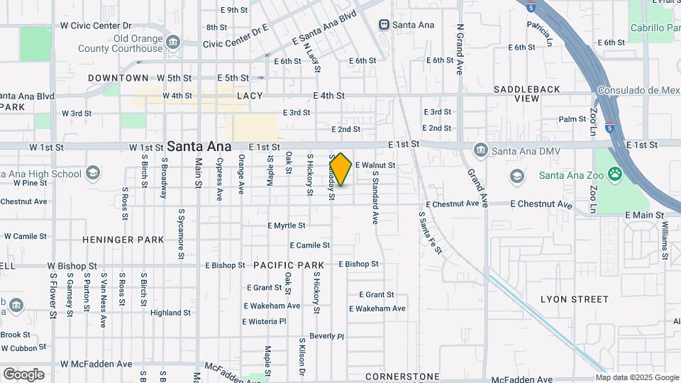 712 E Pine St Mapa y Detalles de la Ubicación