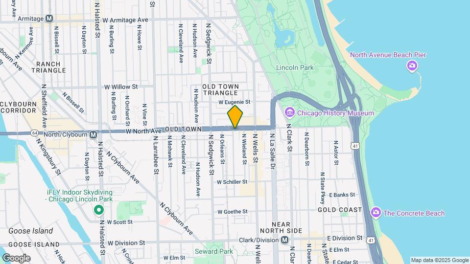 245 W North Ave, Unit 108 Map and Location Details