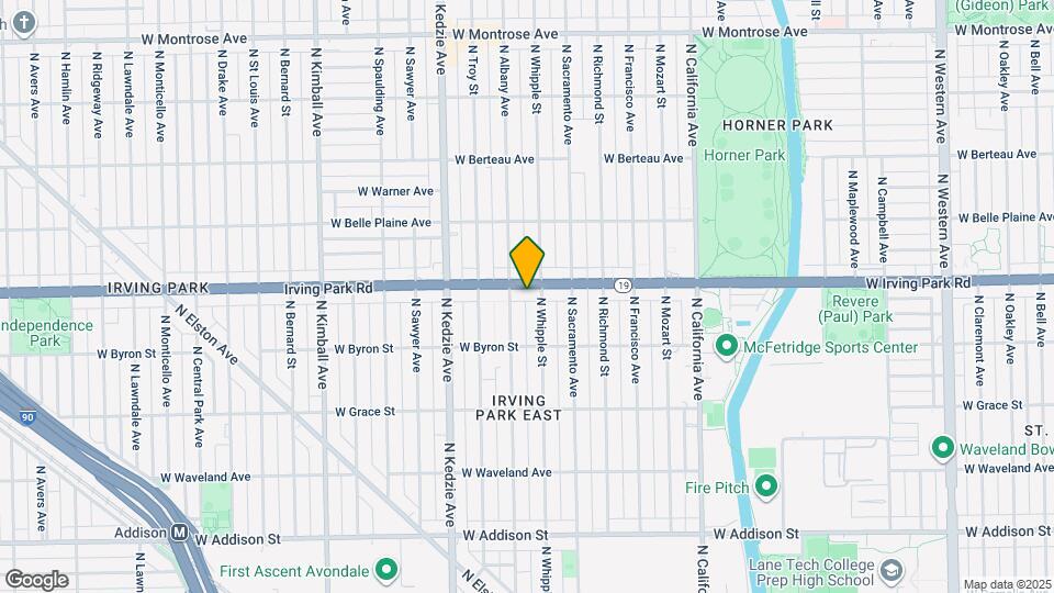 3045 W Irving Park Rd Map and Location Details