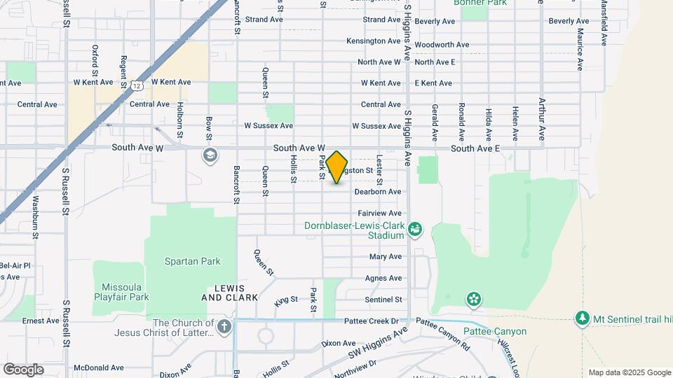 318 Dearborn Ave Map and Location Details