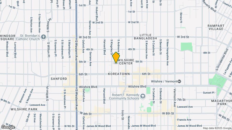 525 S Ardmore Ave Mapa y Detalles de la Ubicación