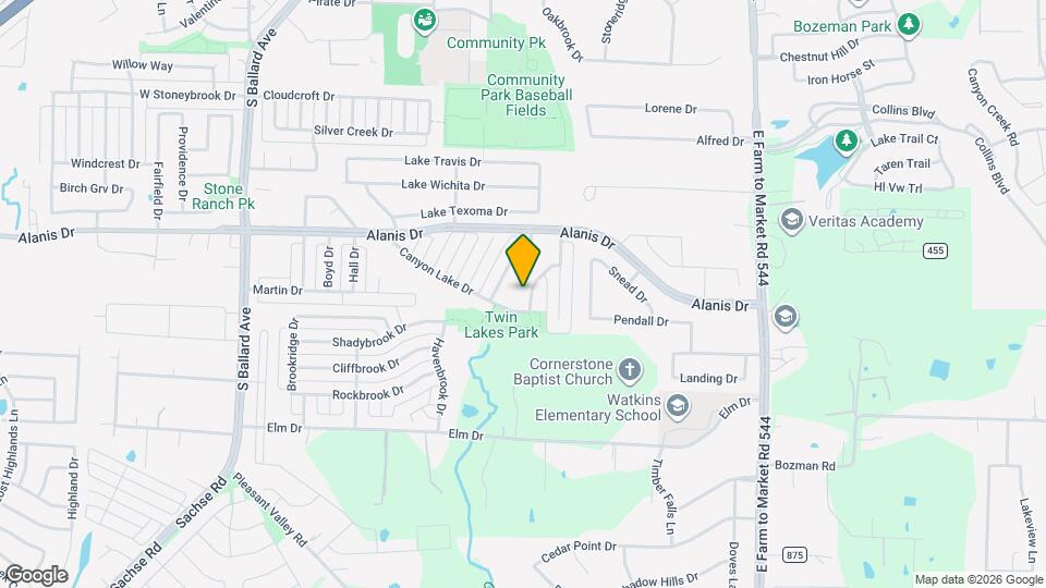 1116 Lakewood Dr Map and Location Details