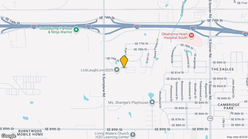 8109 Frye Ln Mapa y Detalles de la Ubicación