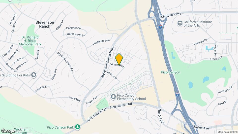 25232 Carson Way Map and Location Details