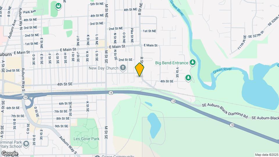 321 R St SE Map and Location Details