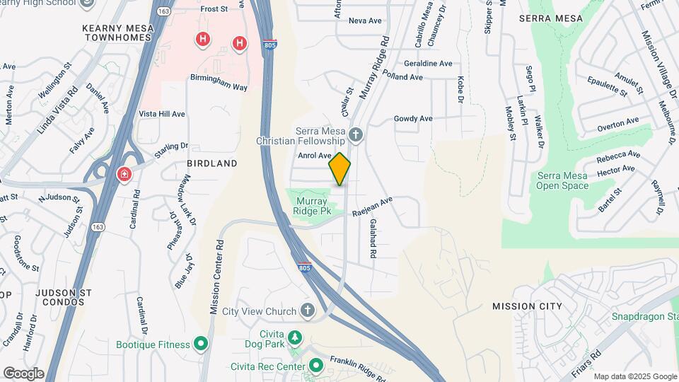 8684 Celestine Ave Map and Location Details