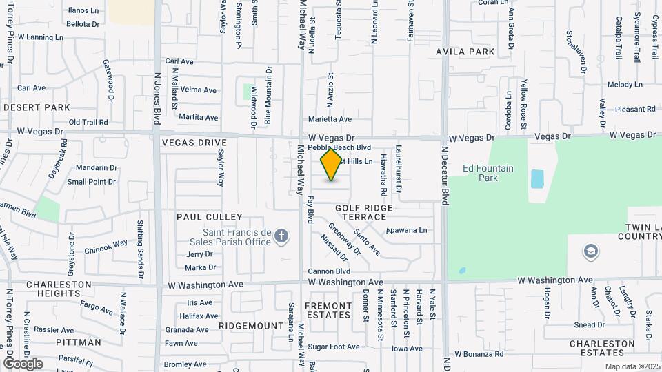 5220 Apple Valley Ln Map and Location Details