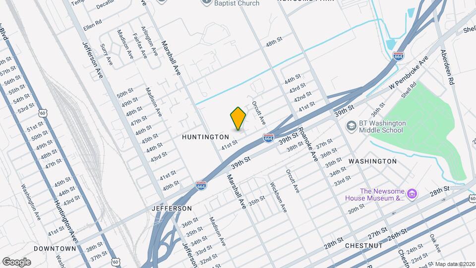 4119 Newsome Dr Map and Location Details