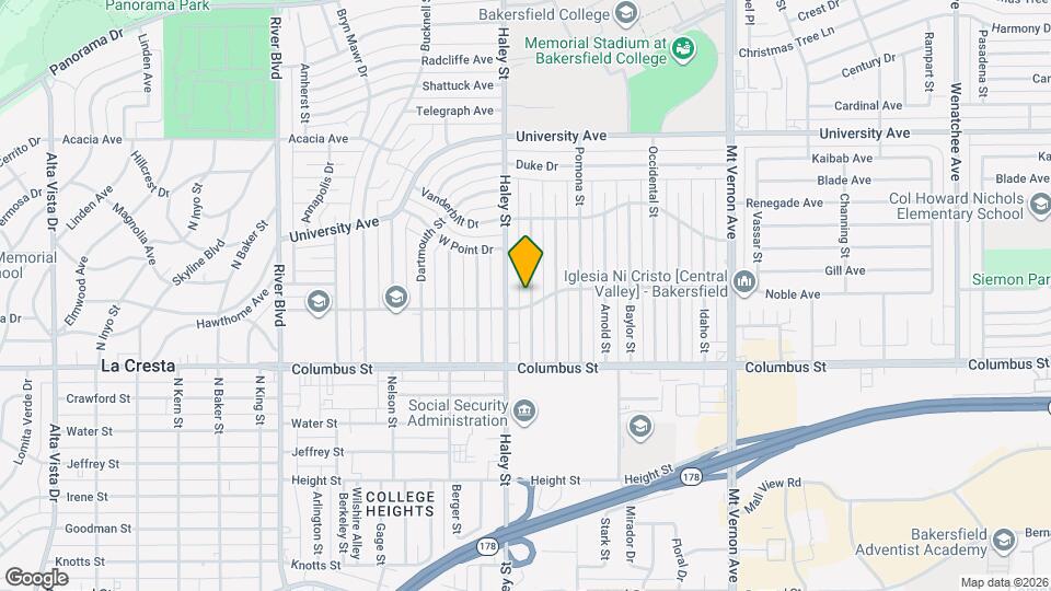 2904 Cornell St Map and Location Details