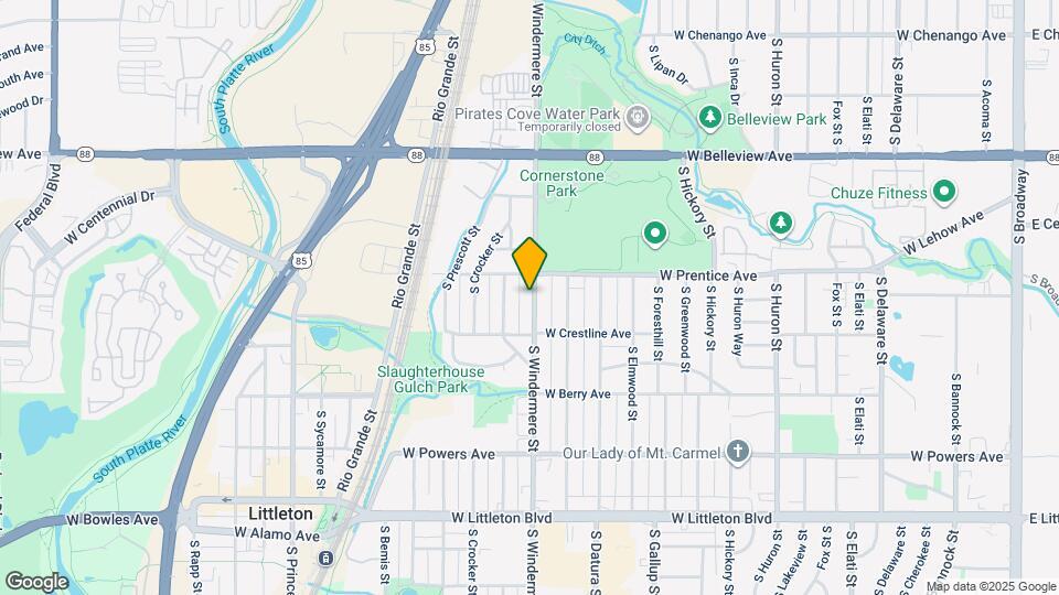 5339 S Windermere St Map and Location Details