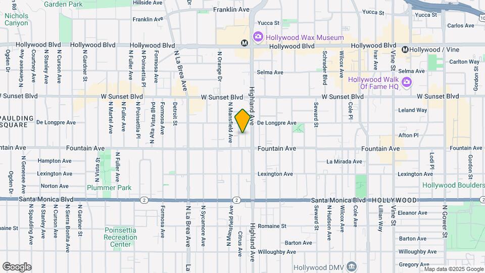 1326 N Citrus Ave Map and Location Details