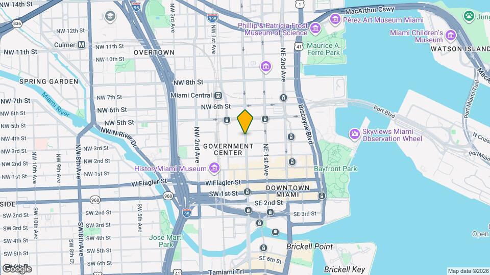 350 N Miami Ave, Unit SI ID1501545P Map and Location Details