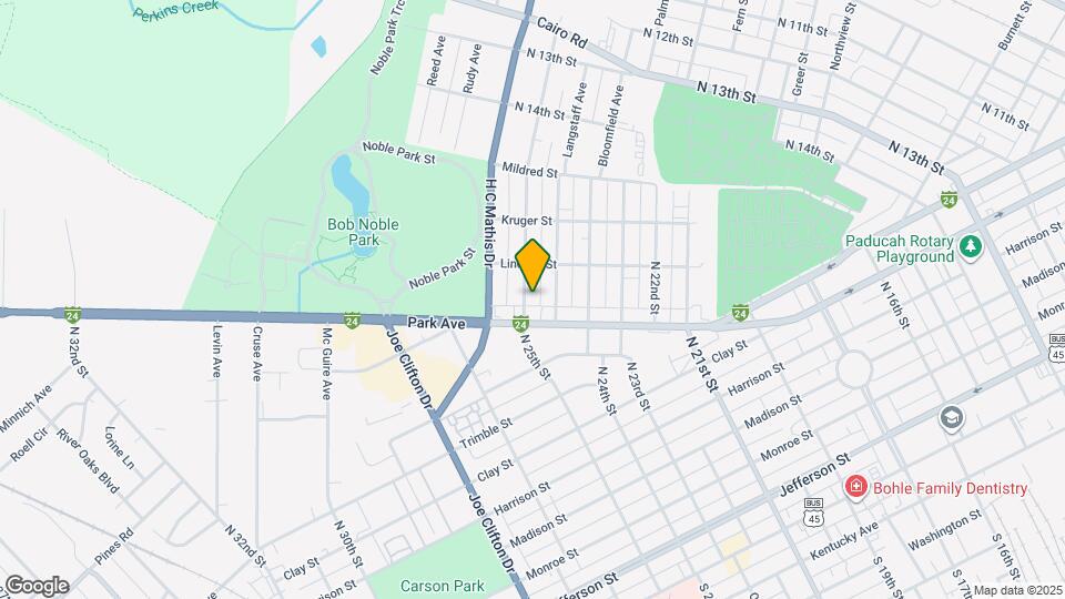 724 N 26th St Map and Location Details