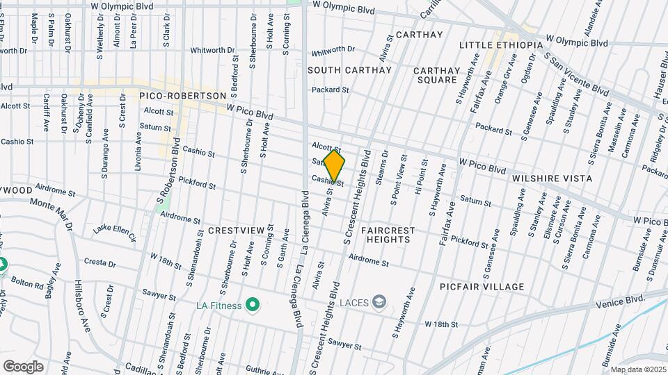 6088 Cashio St Map and Location Details