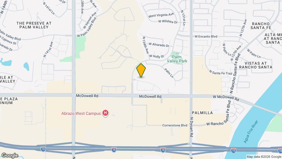 13458 W Coronado Rd Map and Location Details