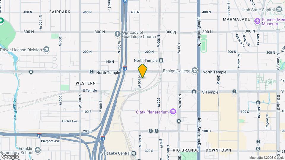 North Sixth Map and Location Details
