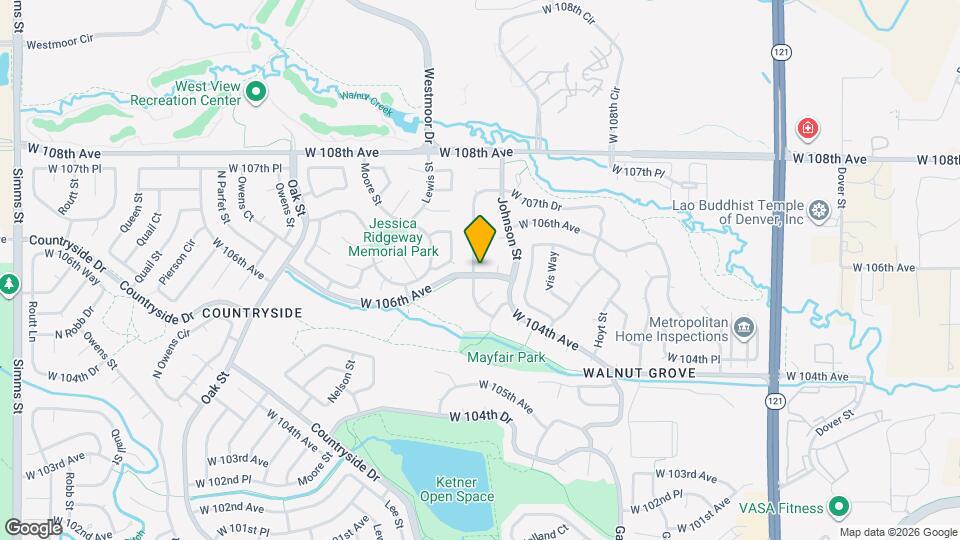 10606 Kipling Way Map and Location Details