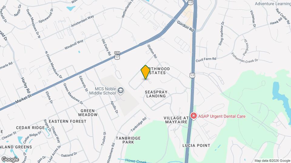 202 Wrenwood Cir Map and Location Details