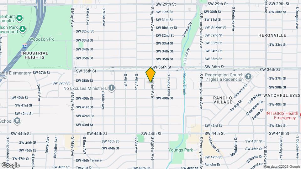 3917 S Agnew Ave Map and Location Details