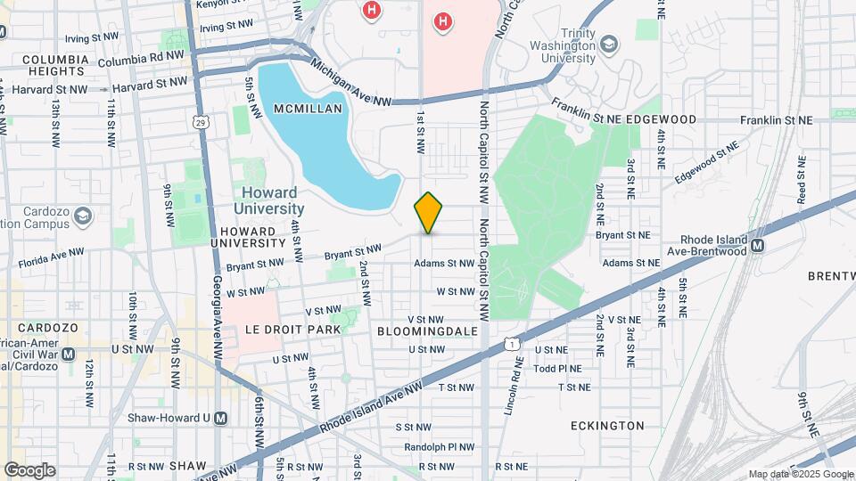2331 1st St NW, Unit B Map and Location Details