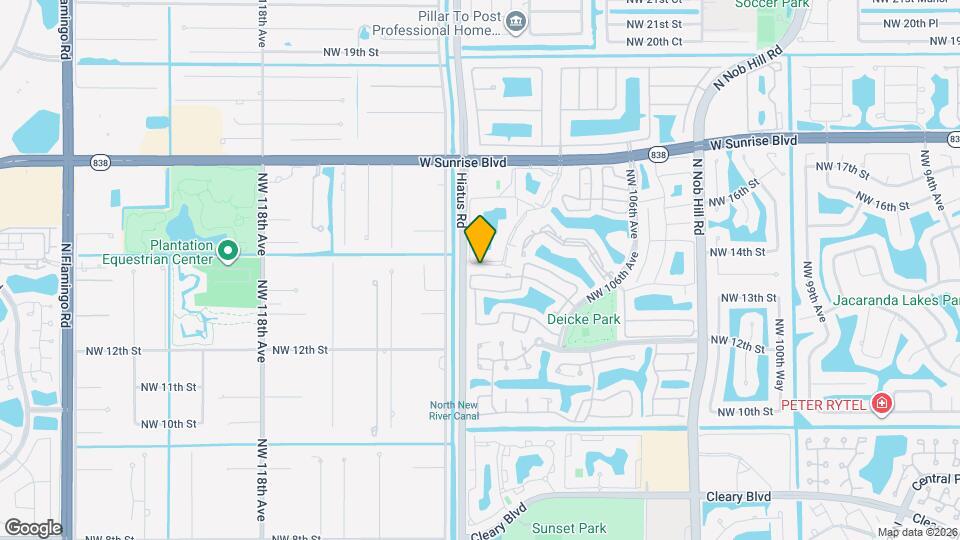 10961 NW 12th Dr Mapa y Detalles de la Ubicación
