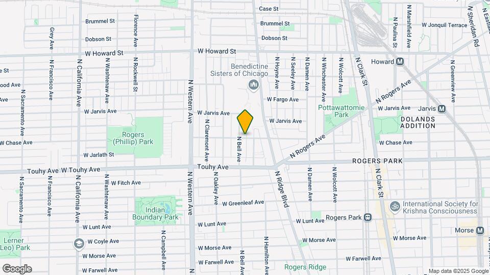 2143 W Chase Ave Map and Location Details