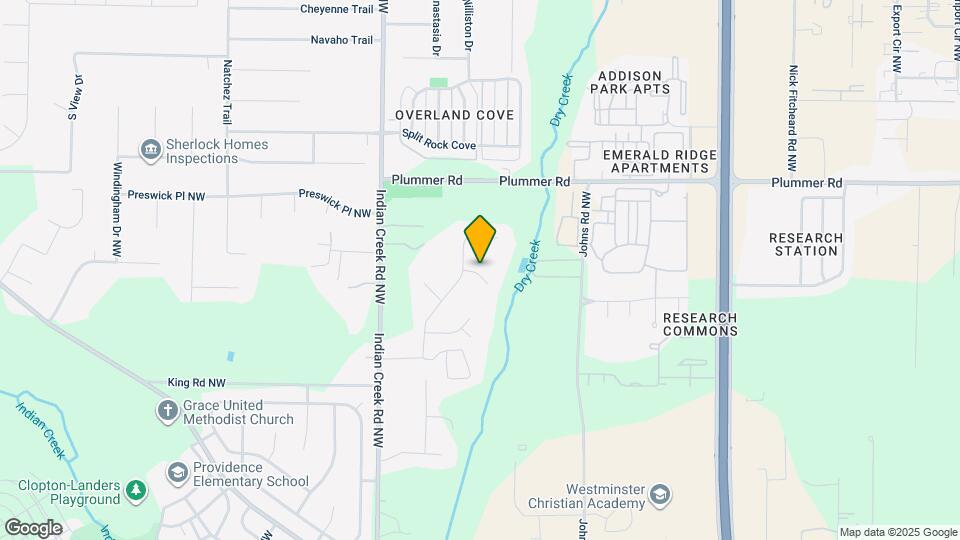 6508 Moon Crest Ln NW Map and Location Details
