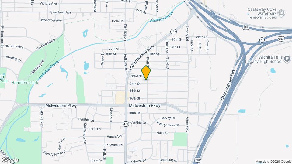 1400 34th St Map and Location Details