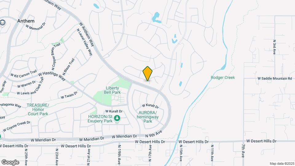 40114 N Thunder Hills Ct Map and Location Details