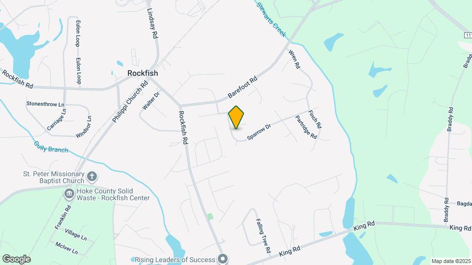 205 Sparrow Dr Map and Location Details