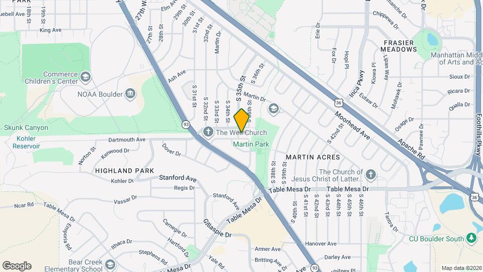 3505 Eastman Ave Mapa y Detalles de la Ubicación