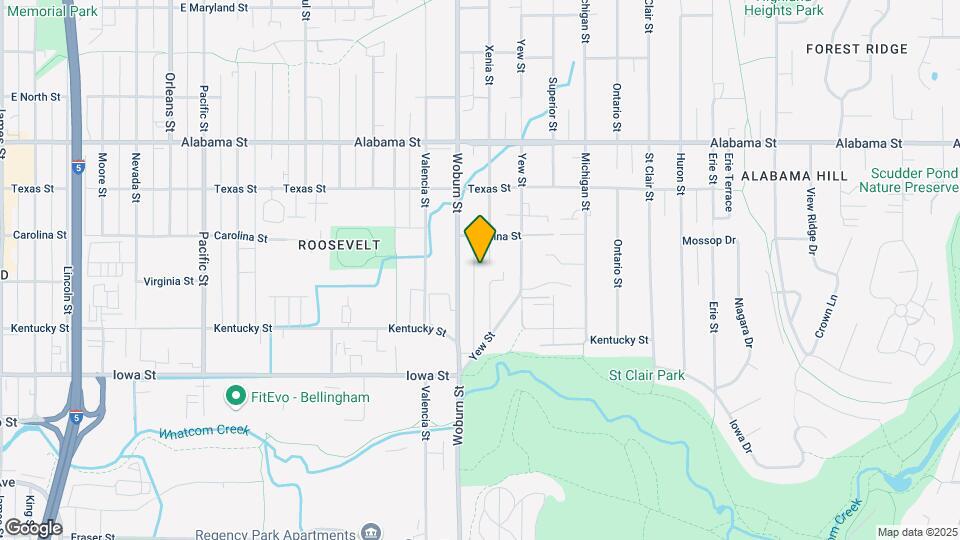 2215 W Xenia Ln Map and Location Details