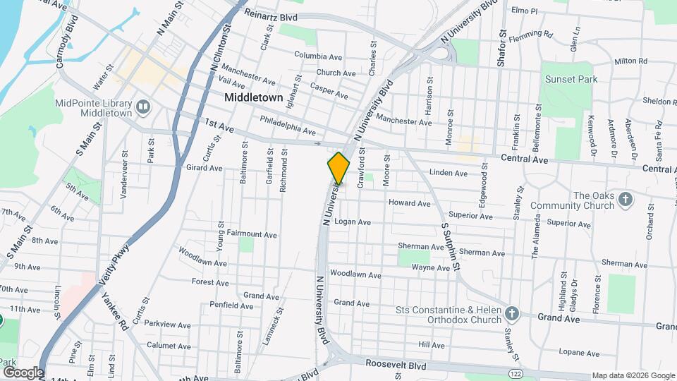 129 Manhattan St Map and Location Details